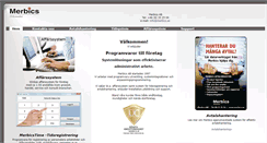 Desktop Screenshot of merbics.se